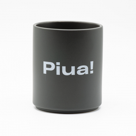 Piua - Cana Bean Bling - cană ceramică mată 240 ml, mesaj ironic pentru iubitorii de cafea [2]