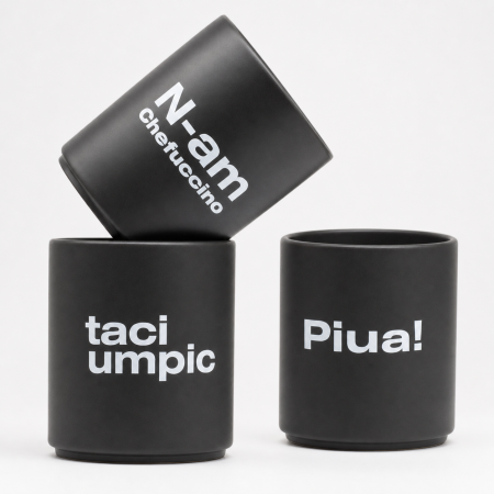 Pachet cadou Colecția de căni BeanBling cu 3 căni ceramice mate, broșă pin și stikere UV [10]