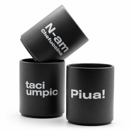 Pachet cadou Colecția de căni BeanBling cu 3 căni ceramice mate, broșă pin și stikere UV [8]