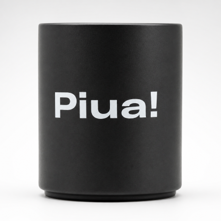 Pachet cadou „piua” x „taci umpic” cu 2 căni ceramice mate, broșă pin și stikere UV BeanBling [8]
