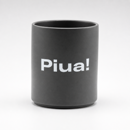 Pachet cadou „piua” x „taci umpic” cu 2 căni ceramice mate, broșă pin și stikere UV BeanBling [4]