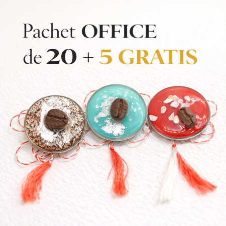 MĂRȚIȘOARE - Pachet Corporate & Birou: 20 Mărțișoare + 5 GRATIS