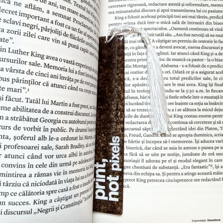 Semn de carte Print not Pixels [7]