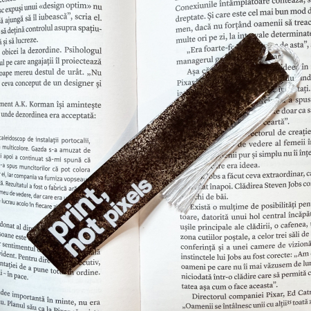 Semn de carte Print not Pixels [2]