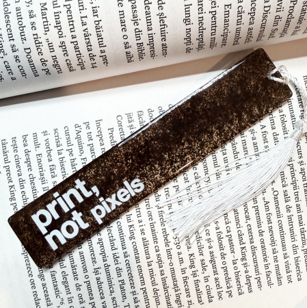 COLECȚIA scuZAȚ - Semn de carte Print not Pixels