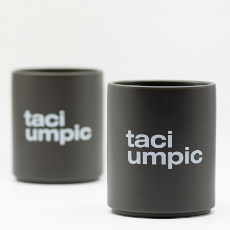 taciumpic - Cana Bean Bling - cană ceramică mată 240 ml, mesaj ironic pentru iubitorii de cafea [1]