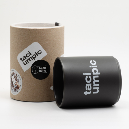 taciumpic - Cana Bean Bling - cană ceramică mată 240 ml, mesaj ironic pentru iubitorii de cafea [15]
