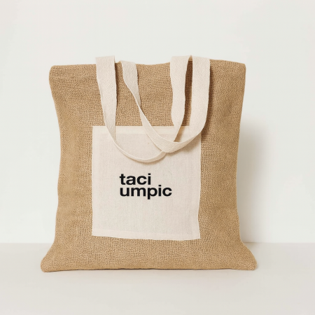 COLECȚIA Beans and Things - Tote Bag „Taci umpic”