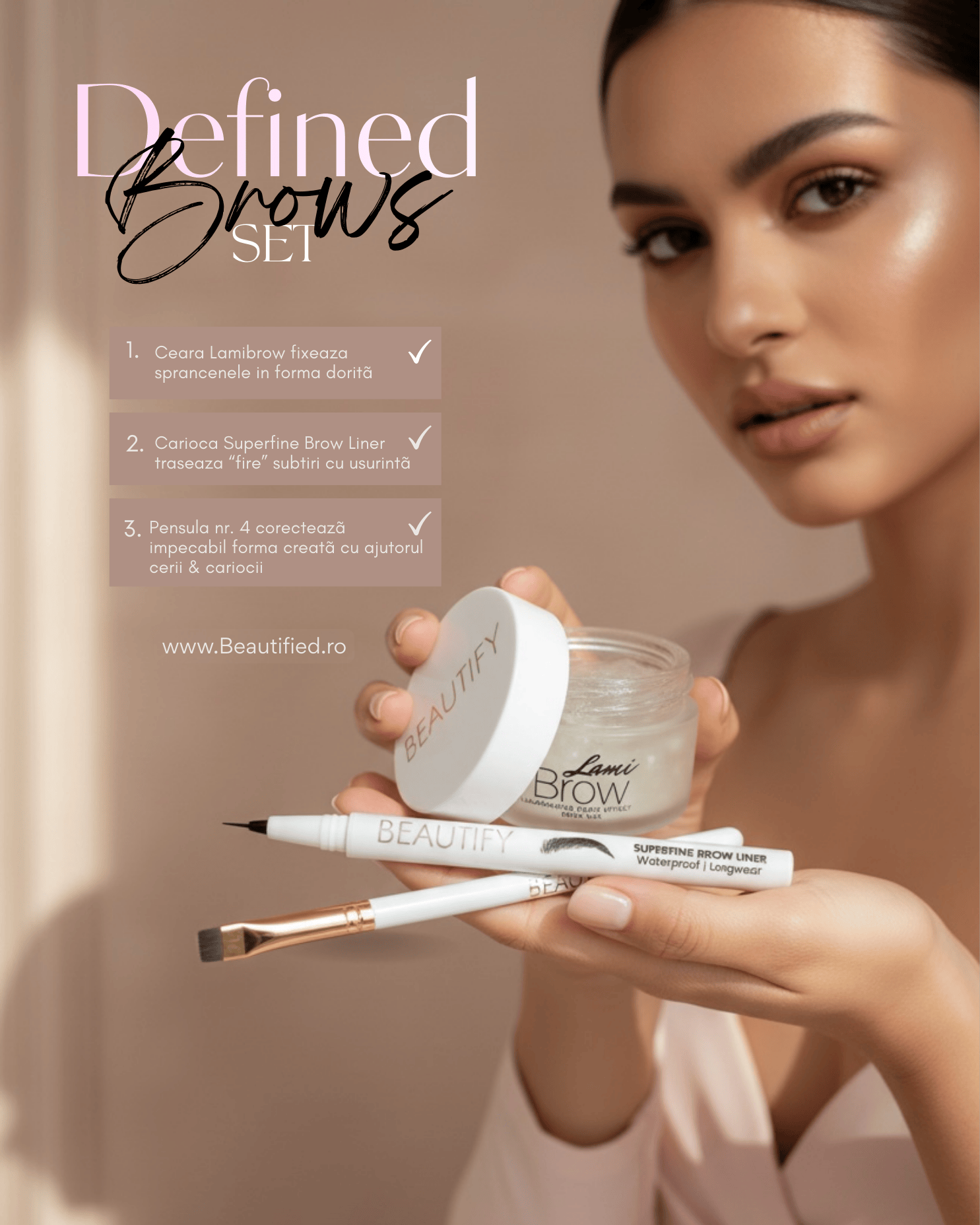 Defined brows set