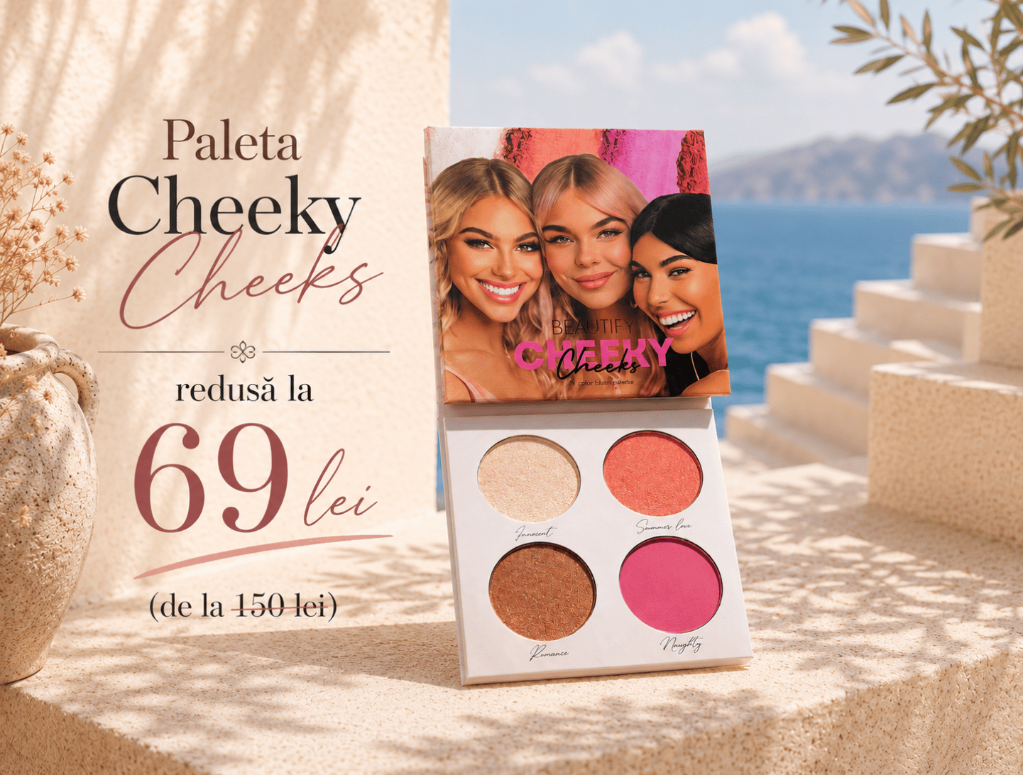 Paleta blush uri si iluminatoare