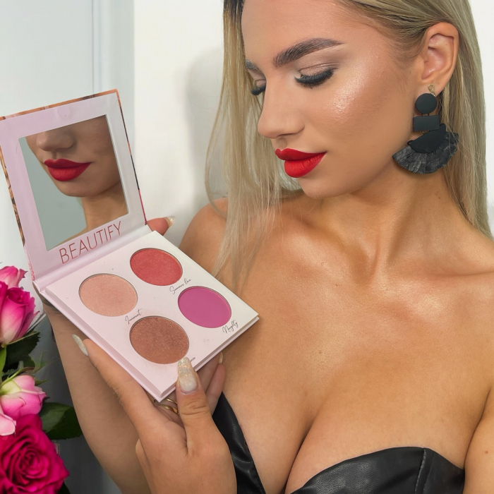 Paletă Blush și Iluminator Beautify – Cheeky Cheeks [5]