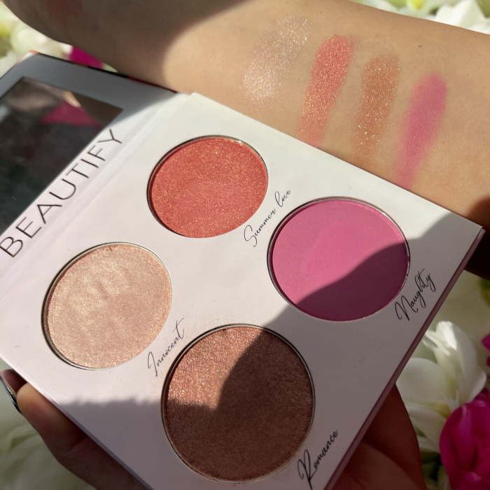 Paletă Blush și Iluminator Beautify – Cheeky Cheeks [4]