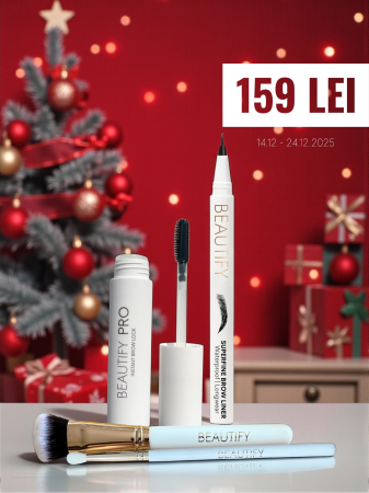 Christmas set - Set gel & carioca sprancene + 2 pensule