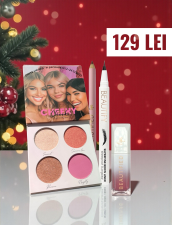 Christmas set - Set Blush-uri - Ruj - Carioca - Creion