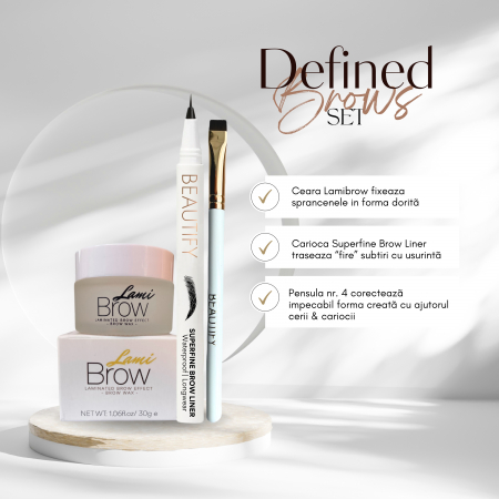 Ceara sprancene LamiBrow - Defined brows set