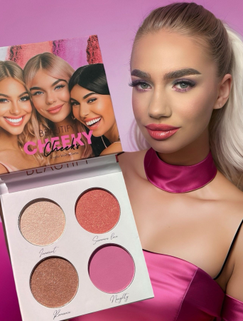 Paletă Blush și Iluminator Beautify – Cheeky Cheeks [5]