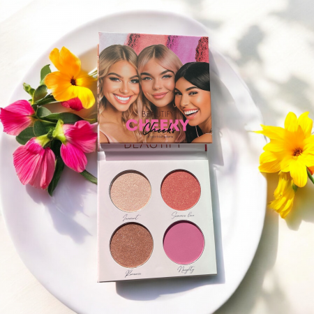 Paleta blush - Paletă Blush și Iluminator Beautify – Cheeky Cheeks