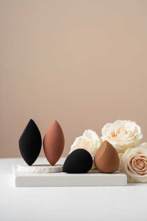 Buretei Make-up - Set 4 buretei pentru fond de ten