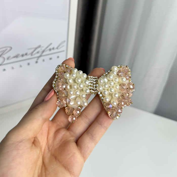 Accesoriu Pro - pink & white - in forma de fundita [2]
