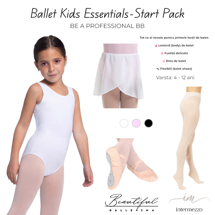 Ballet Kids Essentials – Start Pack for Kids – Intermezzo (Lover Cam), White [1]