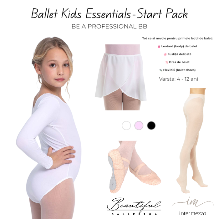 Ballet Kids Essentials – Start Pack for Kids – Intermezzo (Lover ML), White [1]