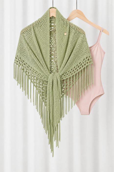 Ballet Warm-Up Shawl – Șal cu franjuri de încălzire pentru Balet [2]