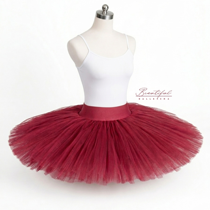 BB Signature Tutu - Burgundy - Tutu profesional de repetiții - Grena [2]