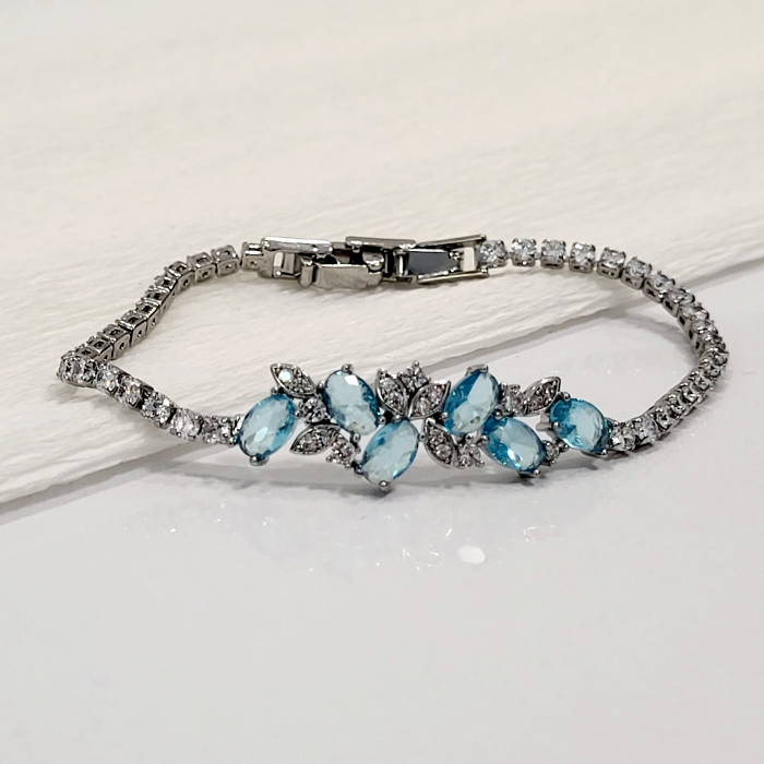 Bratara - Princess - silver and blue [5]