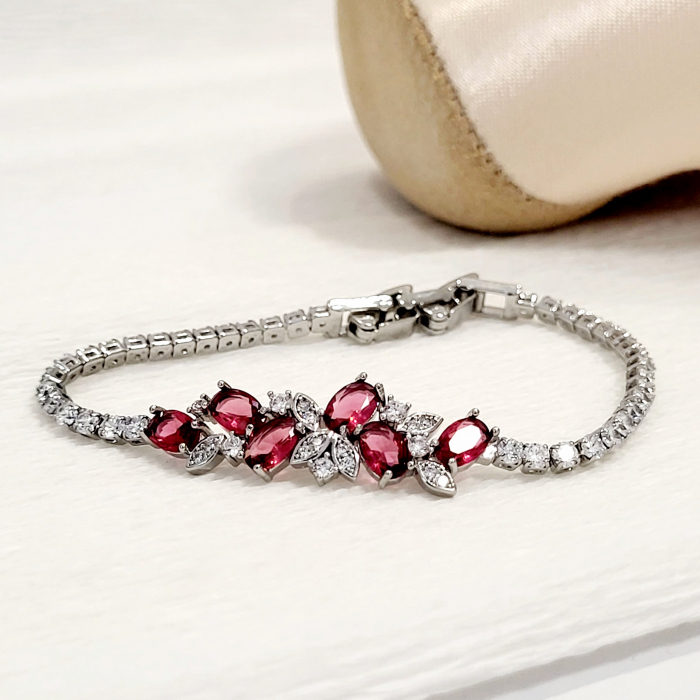 Bratara - Princess - silver and pink [2]