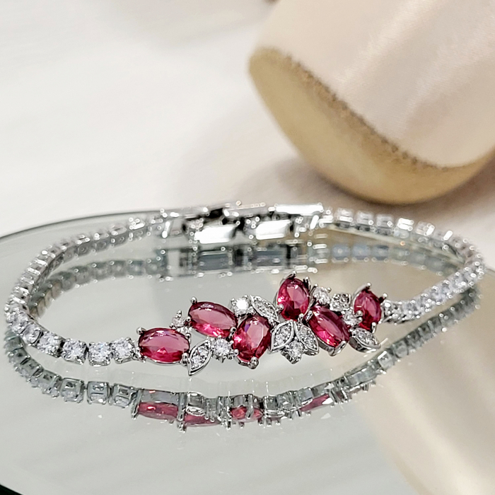 Bratara - Princess - silver and pink [3]