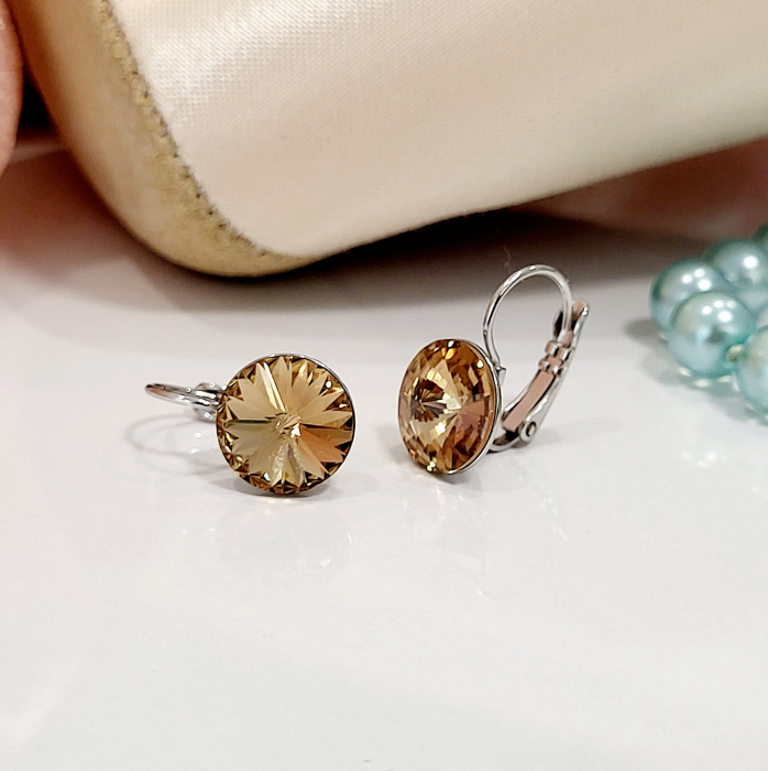 Cercei - BB Swarovski - gold [5]