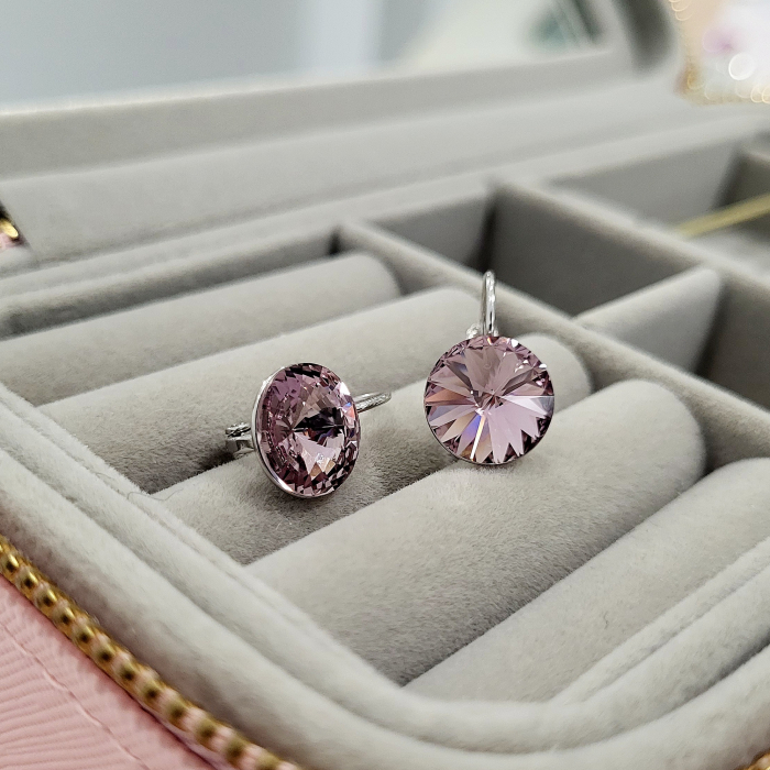 Cercei - BB Swarovski - lila [2]