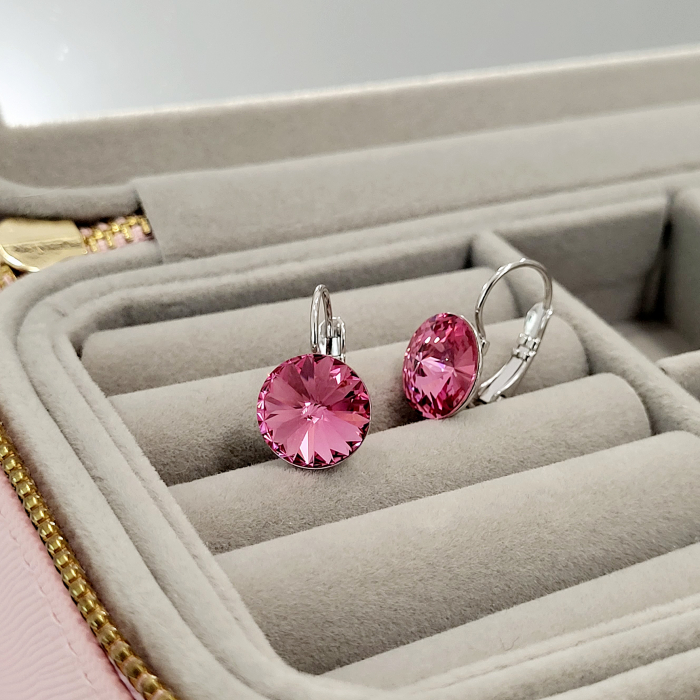 Cercei - BB Swarovski - pink [4]