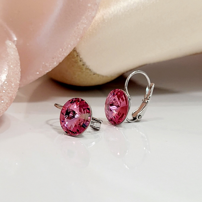 Cercei - BB Swarovski - pink [3]