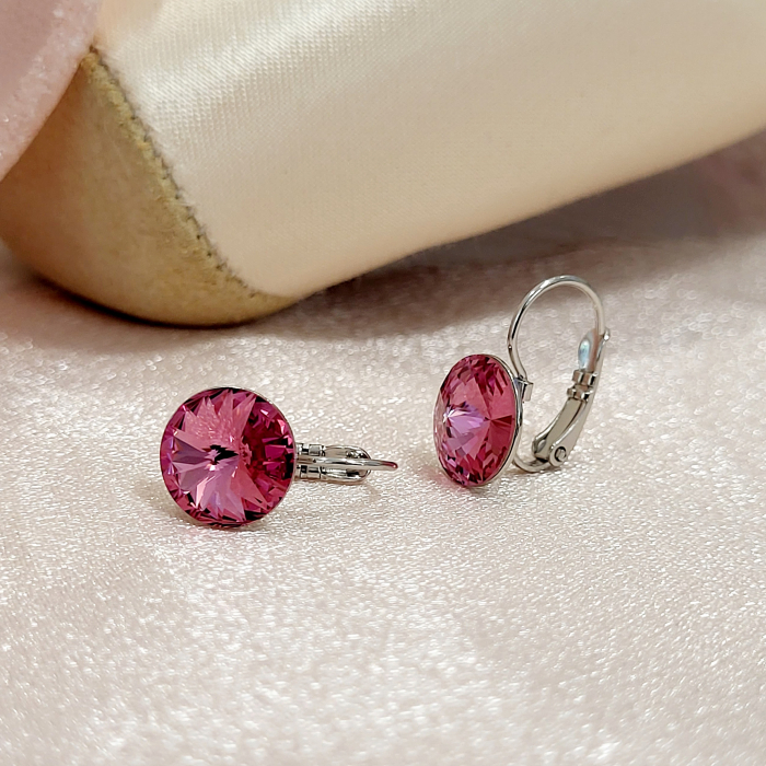 Cercei - BB Swarovski - pink [2]