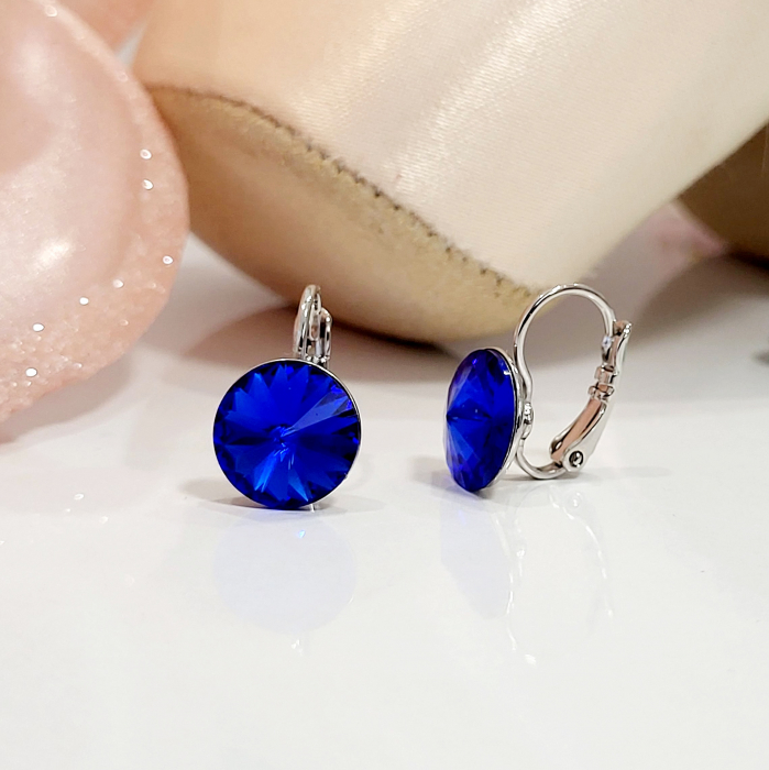 Cercei - BB Swarovski - royal blue [2]