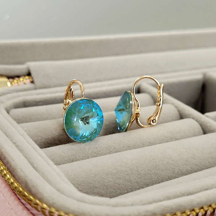 Cercei - BB Swarovski - turquoise [2]
