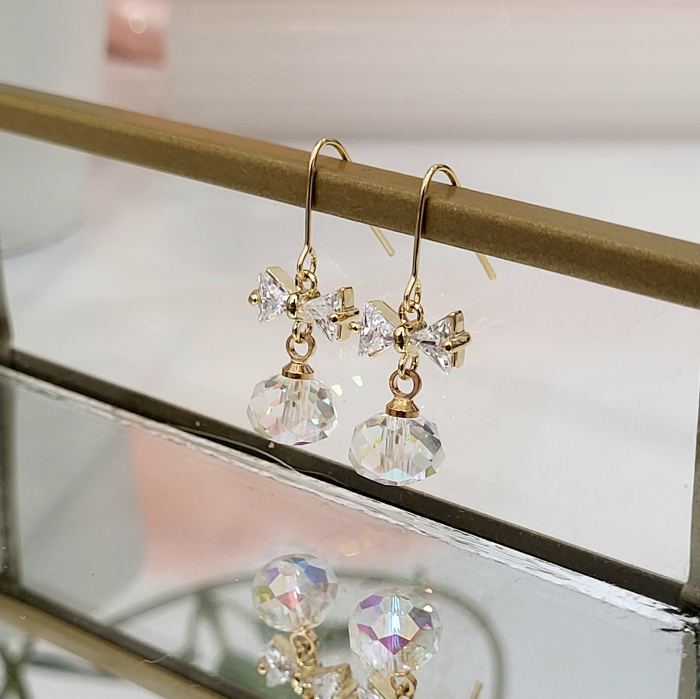 Cercei - Coquette - Swarovski - gold [4]
