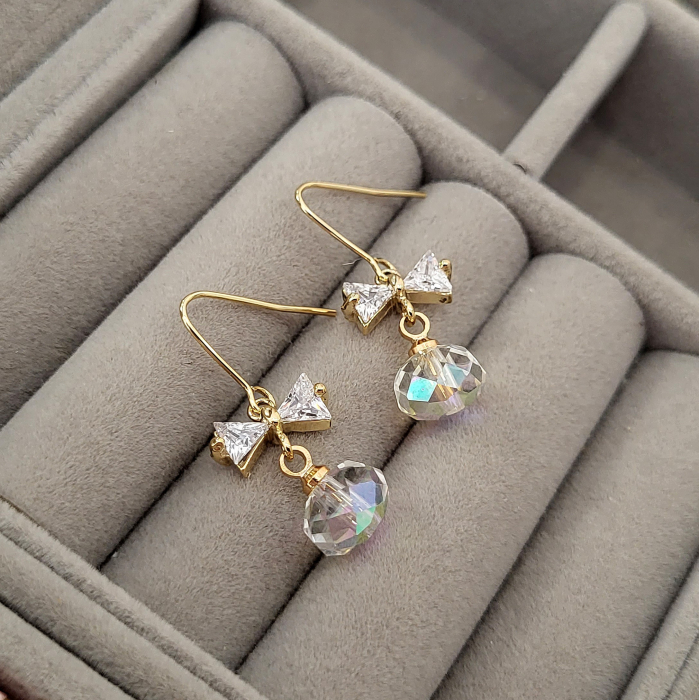 Cercei - Coquette - Swarovski - gold [6]