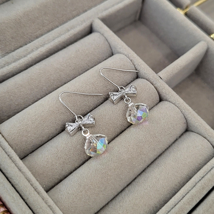 Cercei - Coquette - Swarovski - silver [6]