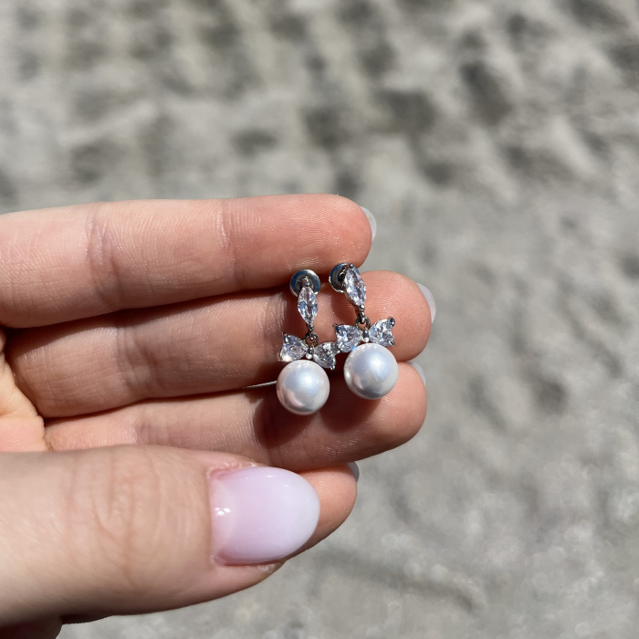 Cercei - Cute Pearl - silver [5]