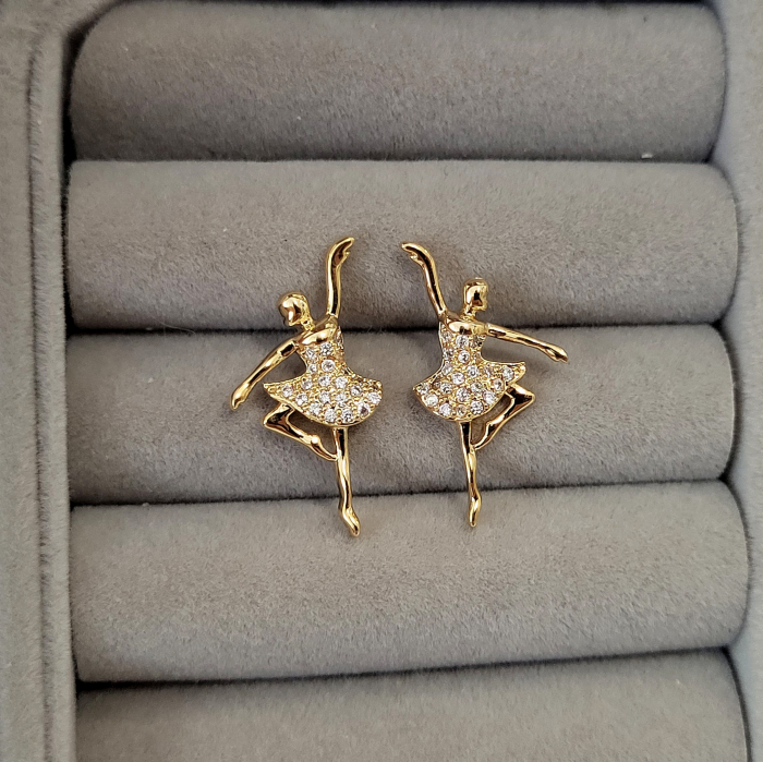 Cercei - Dancing Ballerina - Gold [2]