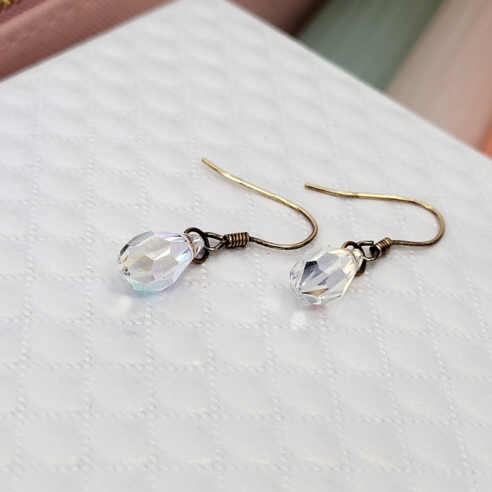 Cercei din Argint - Siam Tear Swarovski [5]