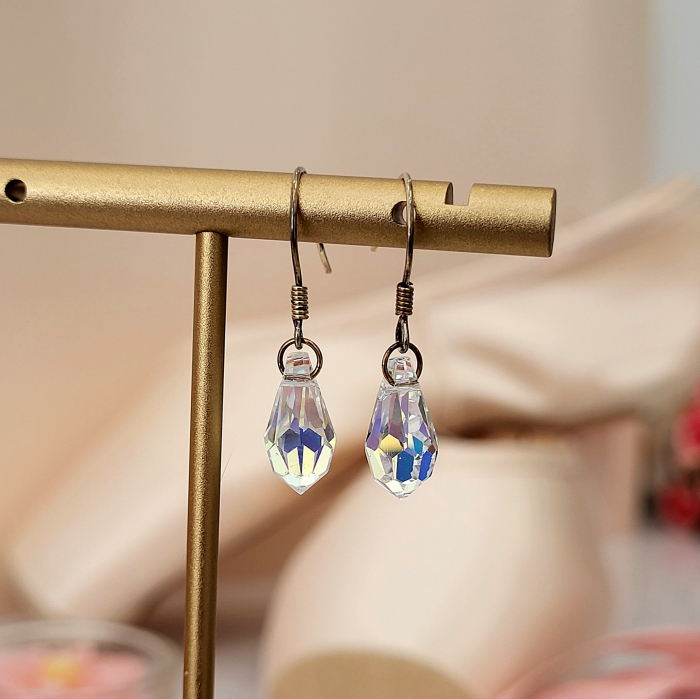 Cercei din Argint - Siam Tear Swarovski [4]