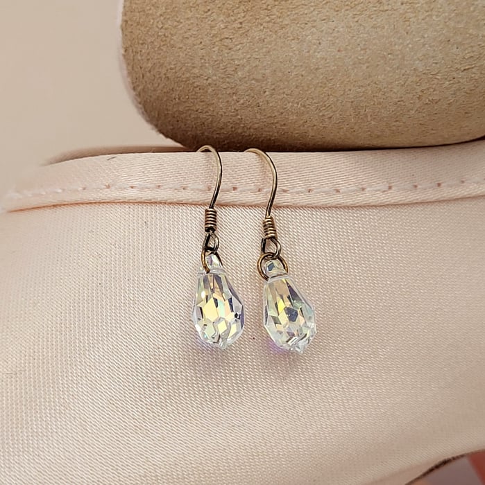 Cercei din Argint - Siam Tear Swarovski [3]