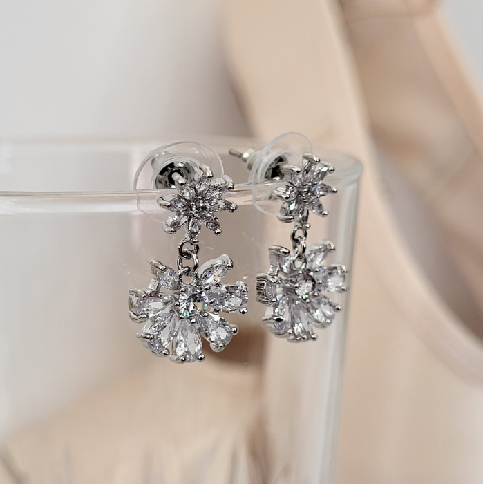 Cercei - Ella Flower - silver [4]