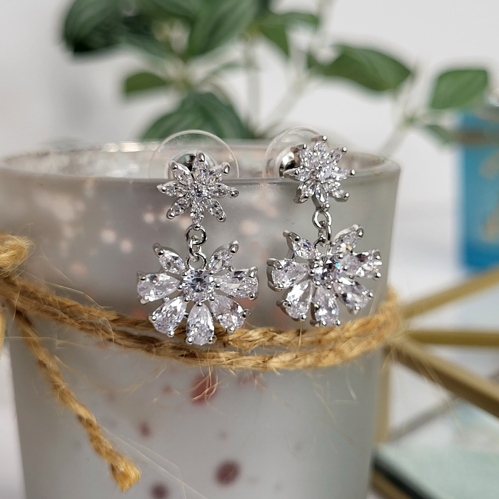 Cercei - Ella Flower - silver [2]
