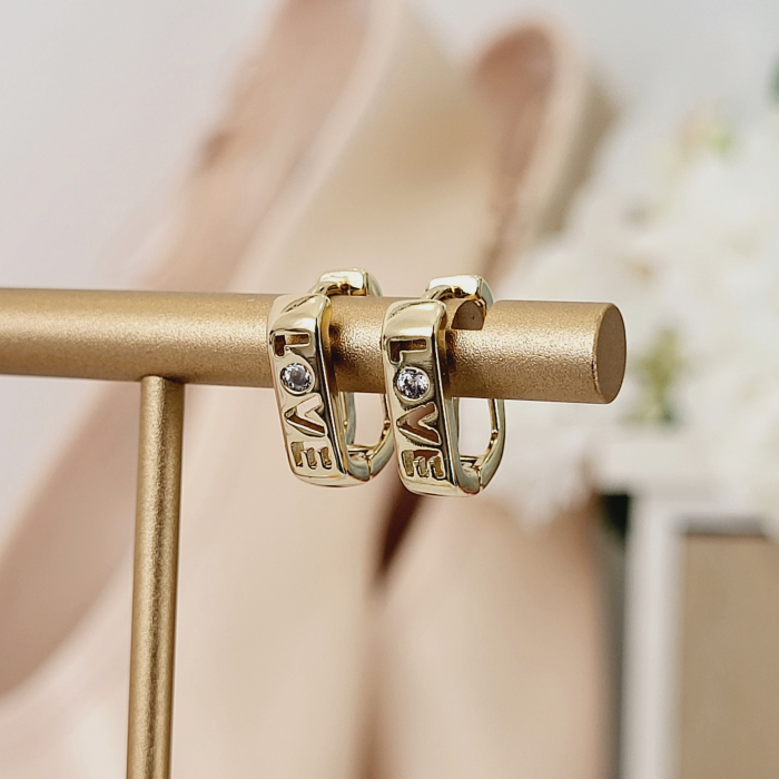 Cercei - Gold Love - Swarovski [3]