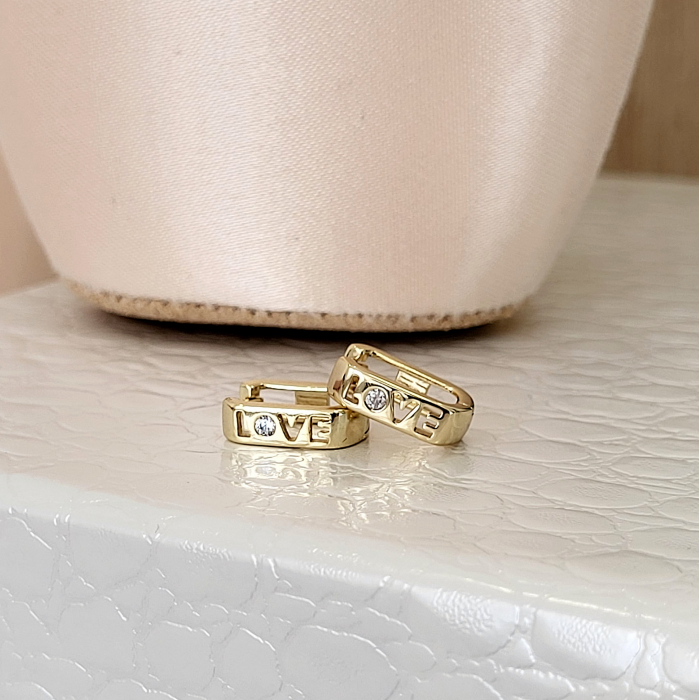 Cercei - Gold Love - Swarovski [6]