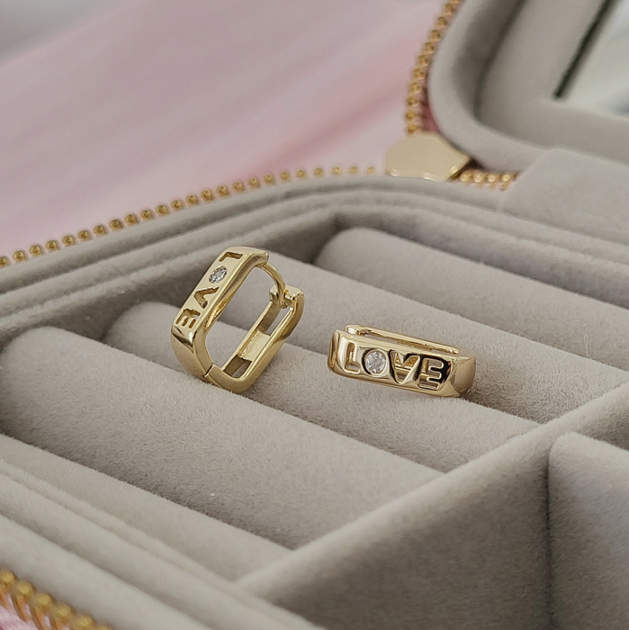 Cercei - Gold Love - Swarovski [5]